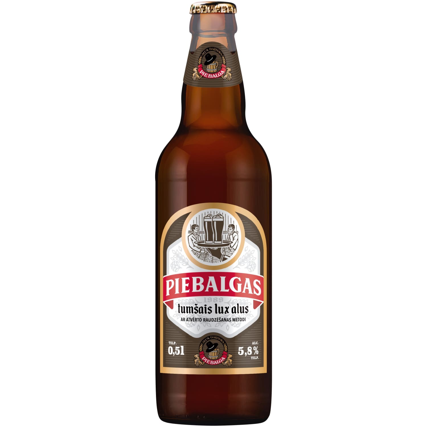 Alus Piebalgas Lux tumšais 5,8% 0,5l
