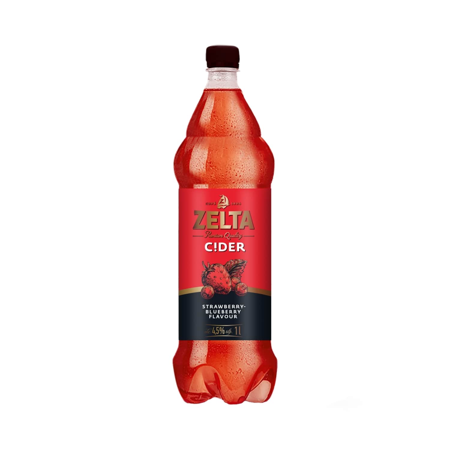 Alus dzēr. Zelta C!der Strawb.-Blueb. 4,5% 1l