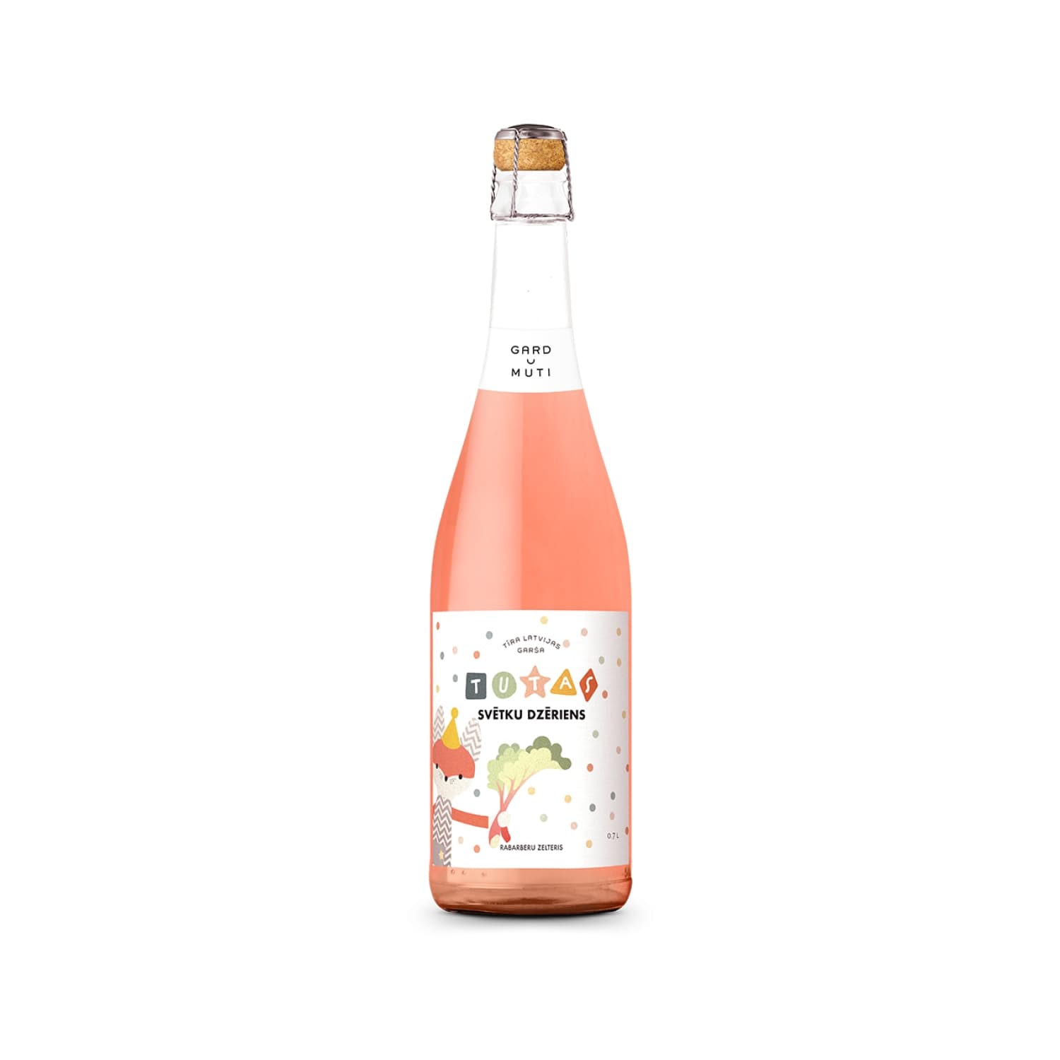 Dzēr. Tutas svētku dzēriens rabarberu 0,7L