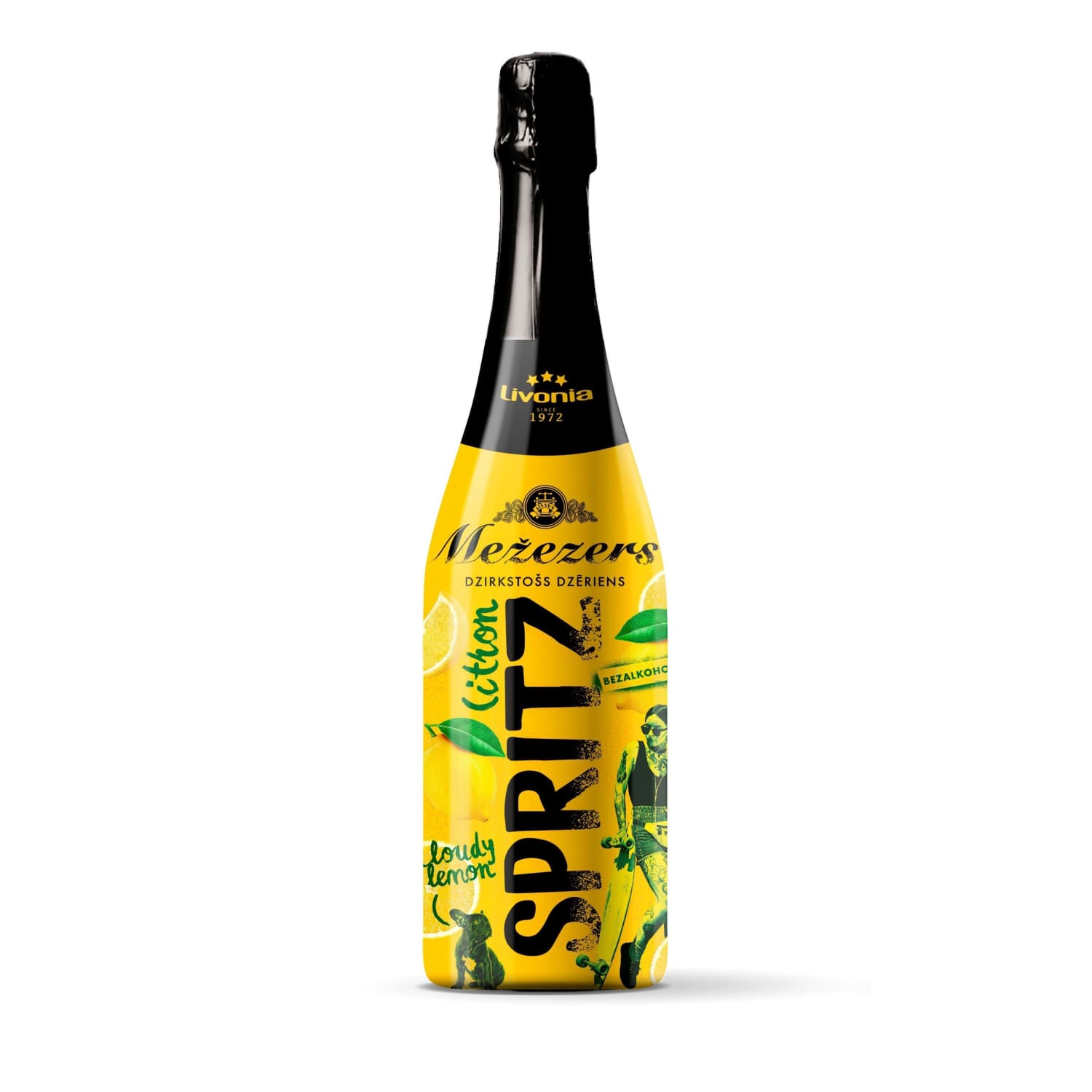 Dzirkst. dzēr. Mežezers Citronu Spritz 0,75l
