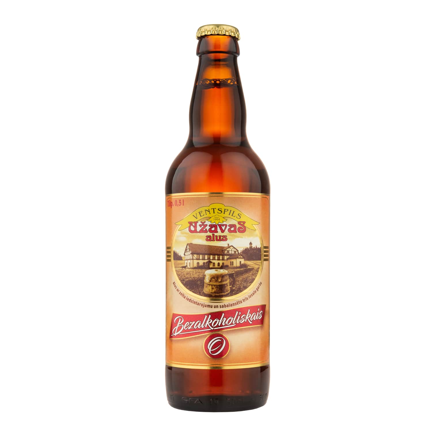 Bezalkoholiskais alus Užavas 0,5l