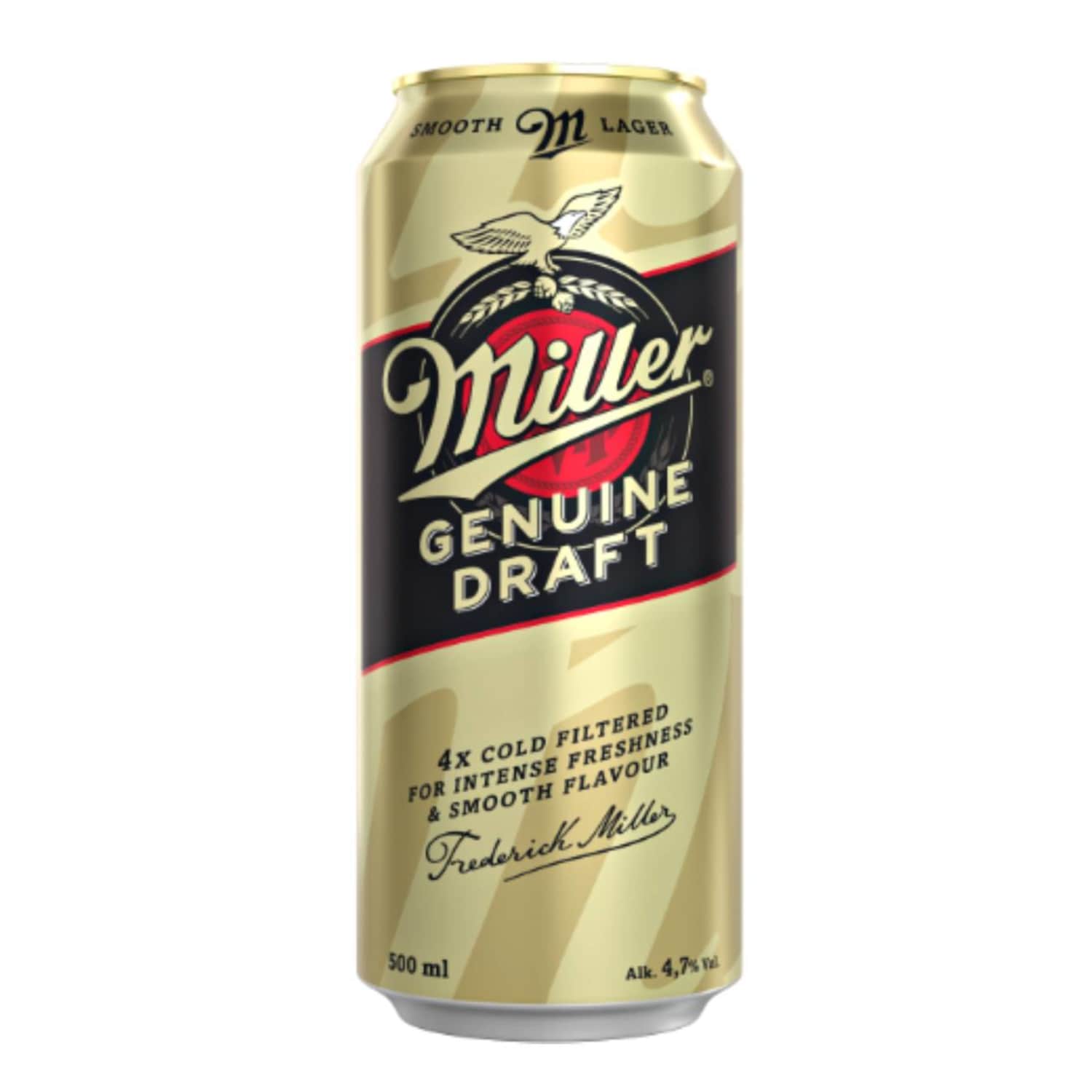 Õlu Miller Genuine Draft 4,7%vol 0,5l purk
