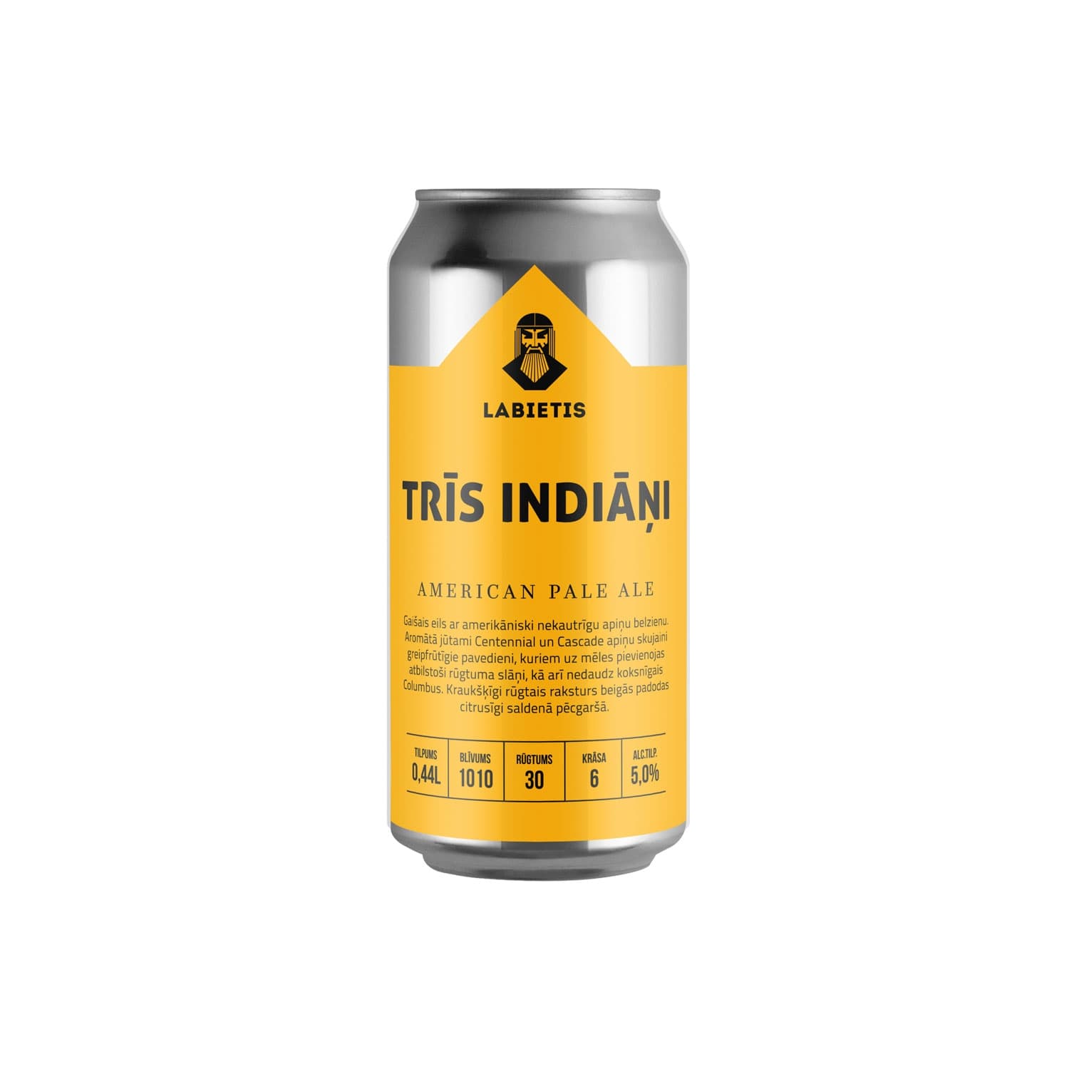 Alus Labietis Trīs indiāņi 5% 0,44l
