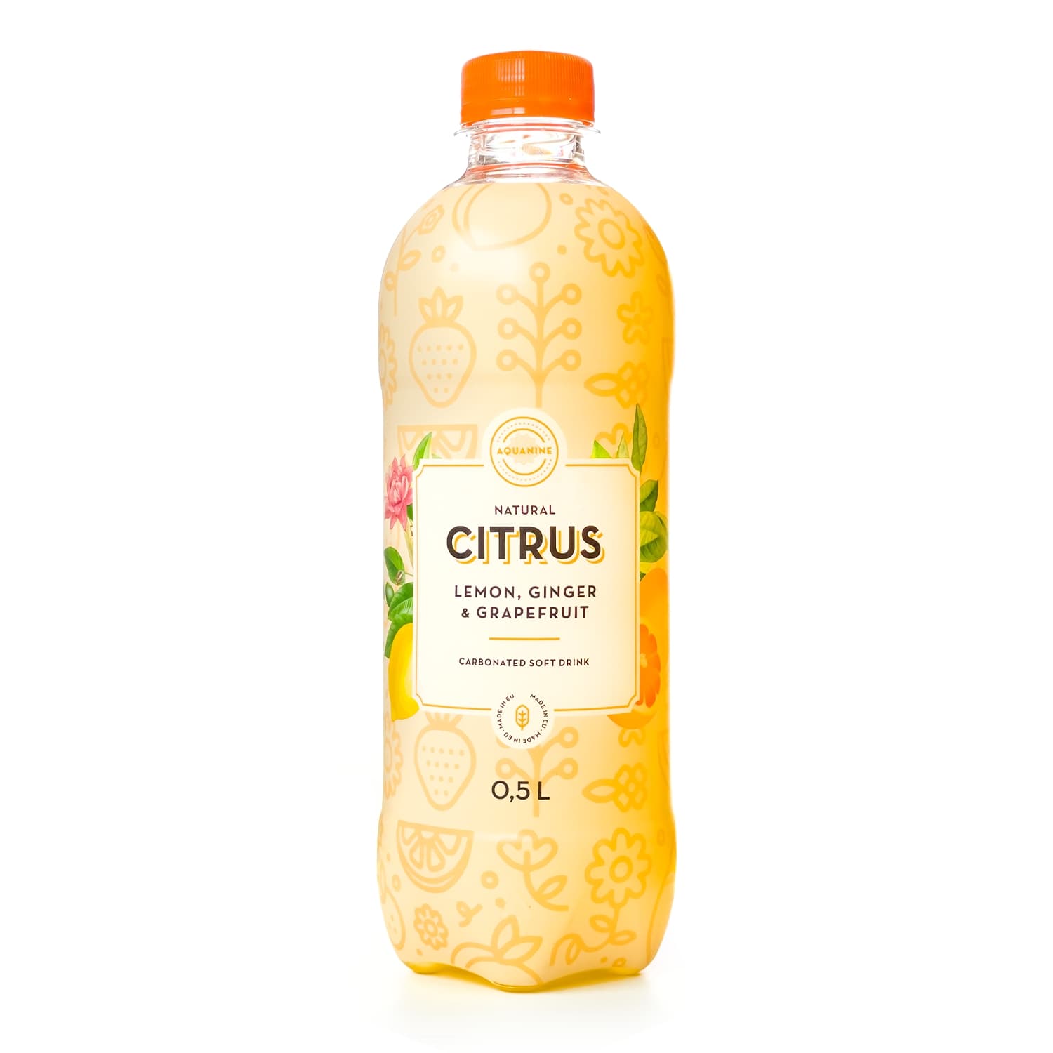 Limonāde Aquanine Greipfr., Citr., Ingv. 0,5l