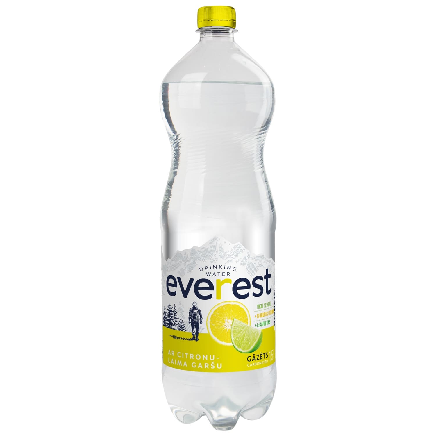 Ūdens Everest gāzēts ar cit., laima gar. 1,5l