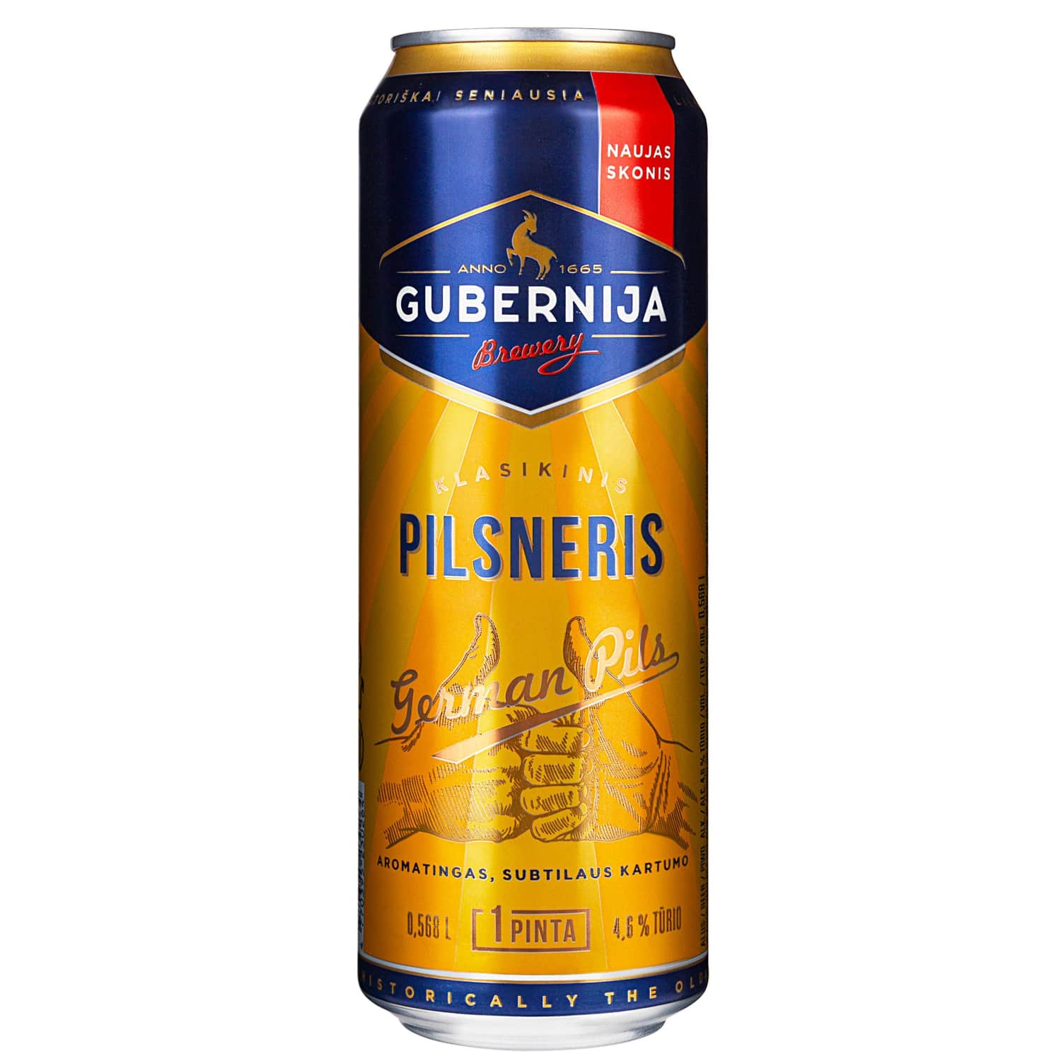 Õlu Gubernija Pilsner 4,6% 0,568l
