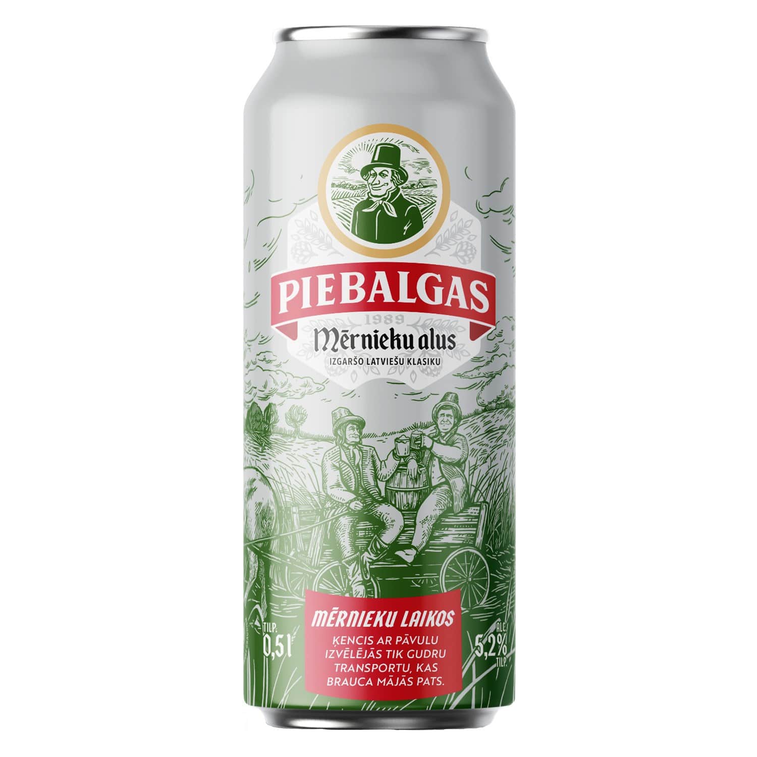 Alus Piebalgas Mērnieku 5,2% 0,5l