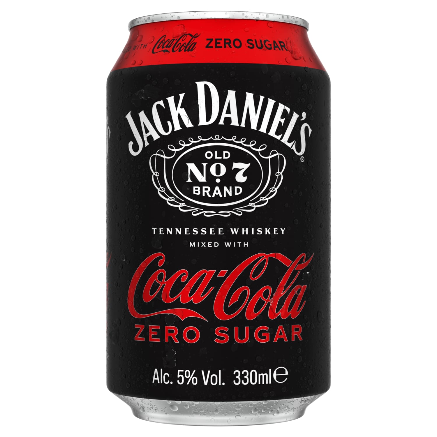 Alk. kokt. Jack Daniels & Cola Zero 5% 0,33l