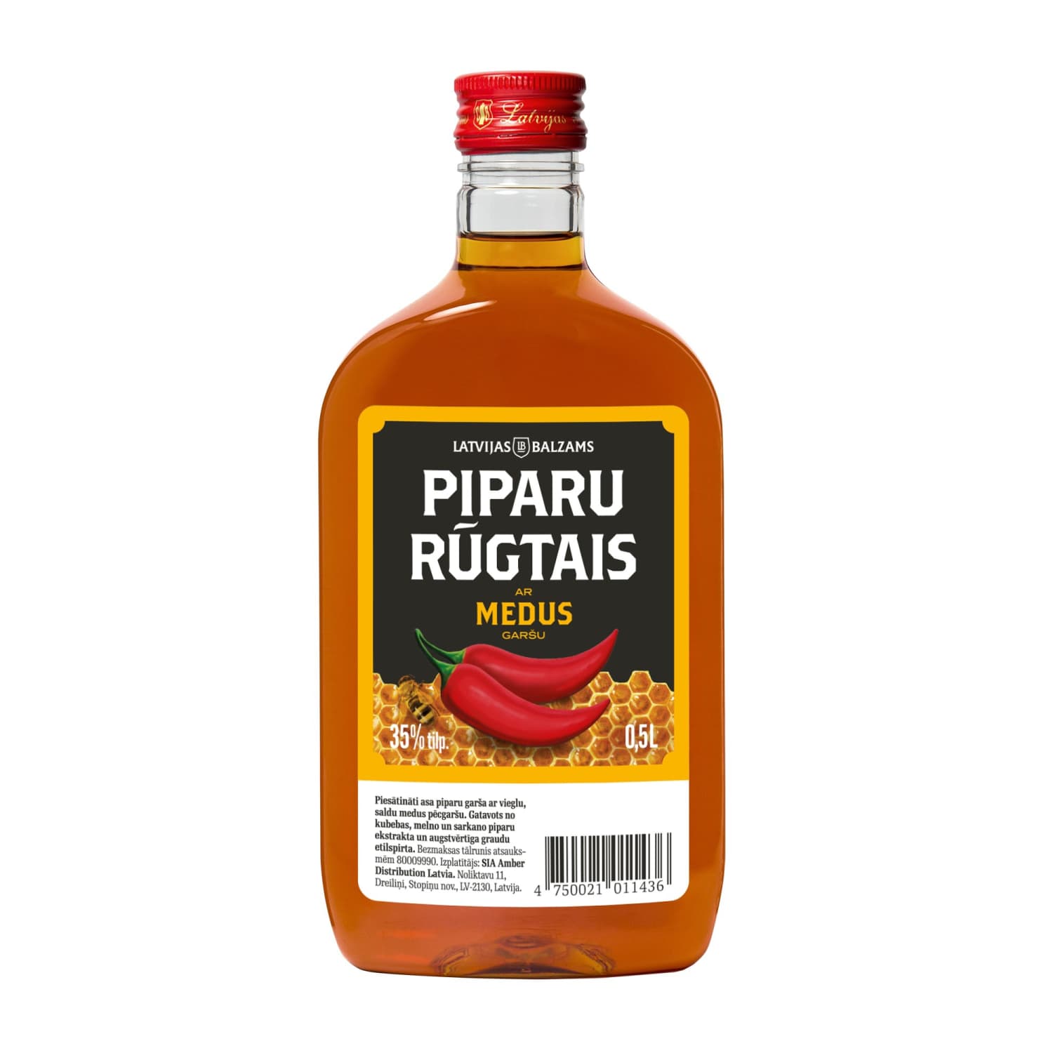 Uzlējums Piparu Rūgtais medus 35% 0,5l