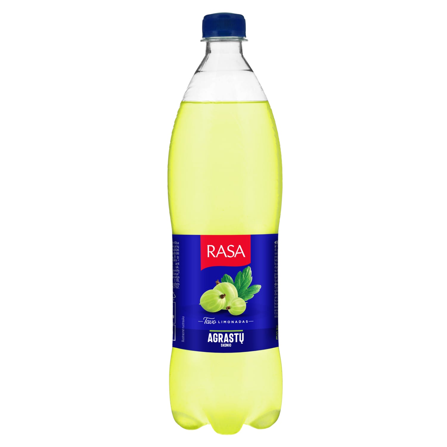Gazuotas agrastų skonio gėrimas RASA, 1 l