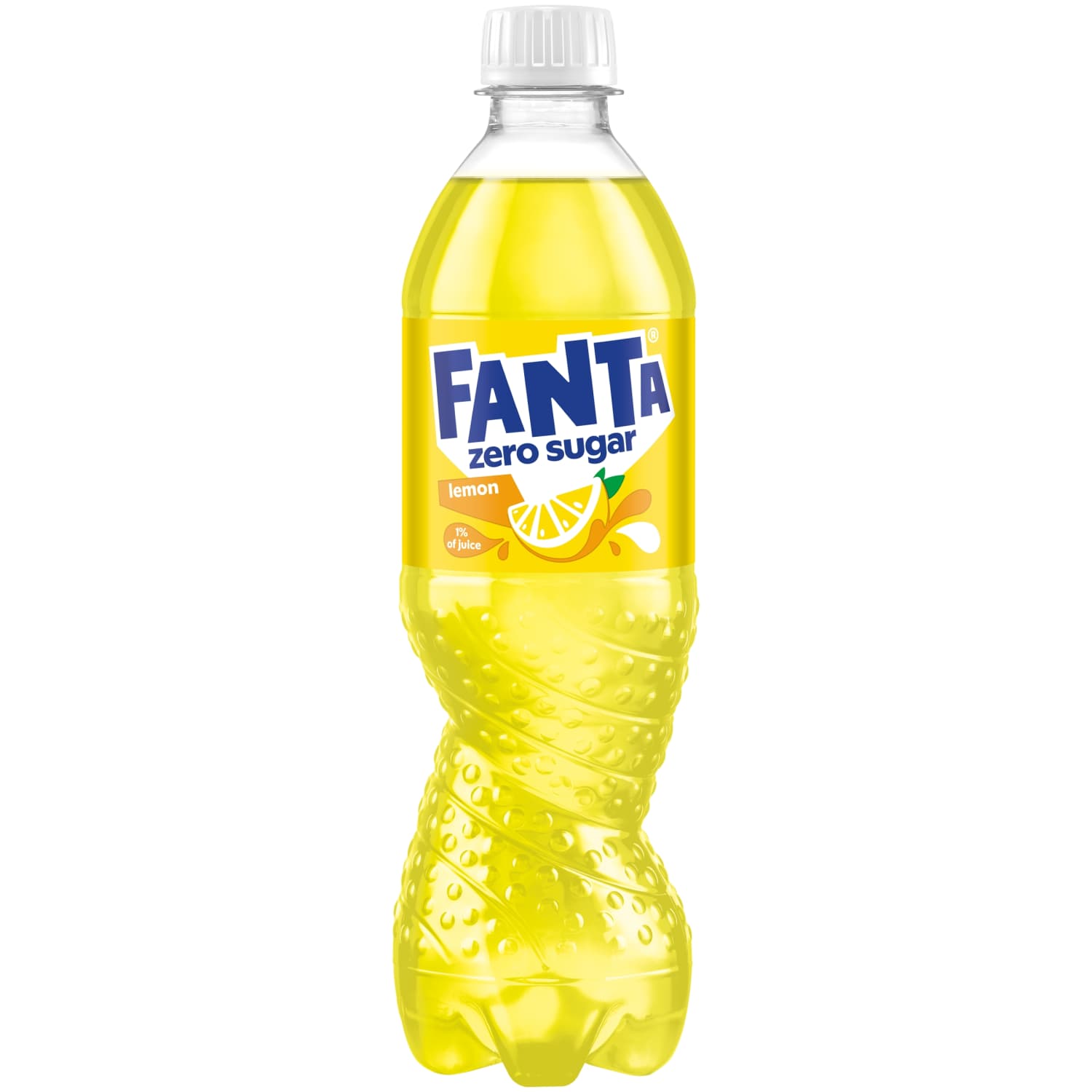 Gāz. dzēr. Fanta Lemon Zero ar saldin. 0,5l