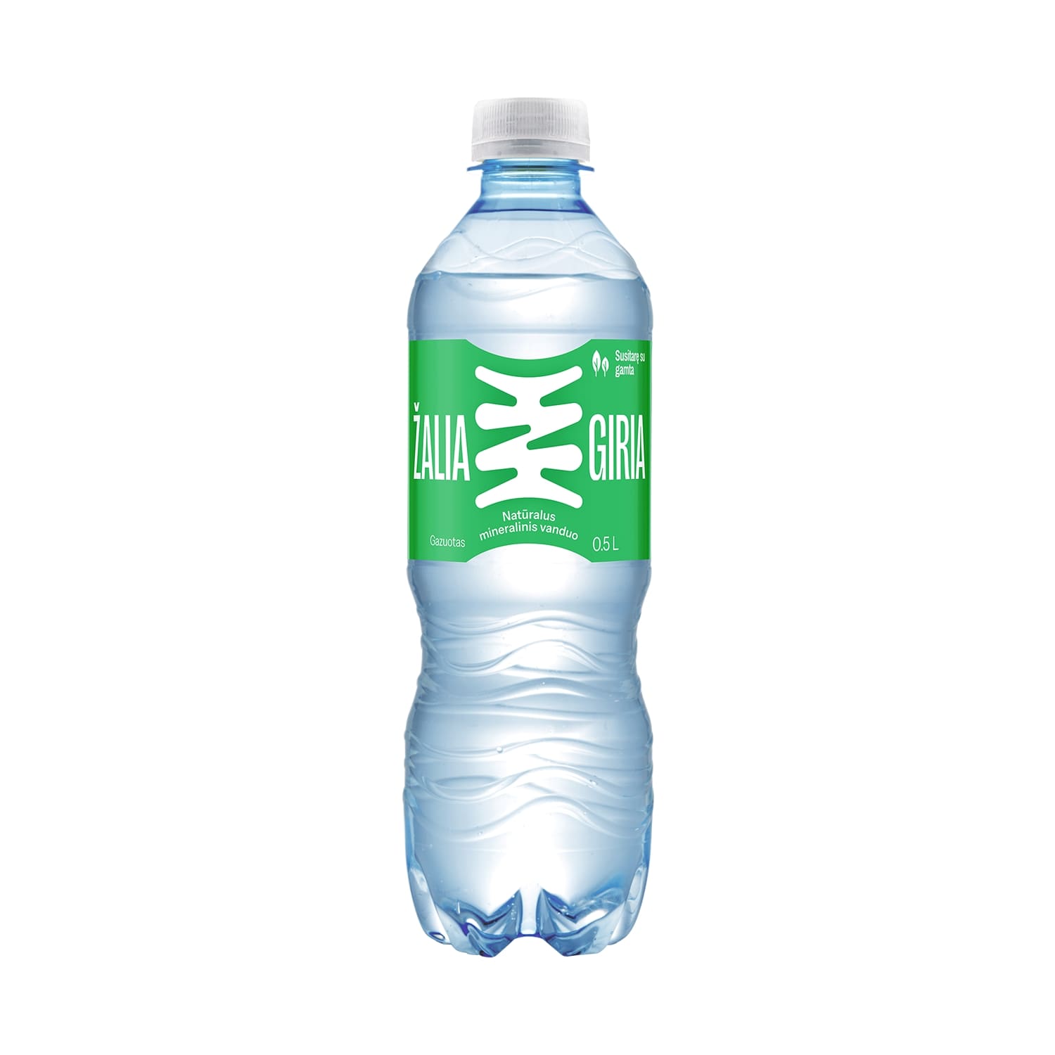 Gaz. nat. mineral. vanduo ŽALIA GIRIA, 0,5 l