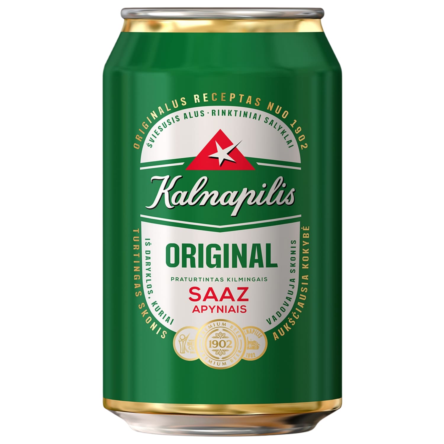 Alus KALNAPILIS ORIGINAL, 5 %, 0,33 l