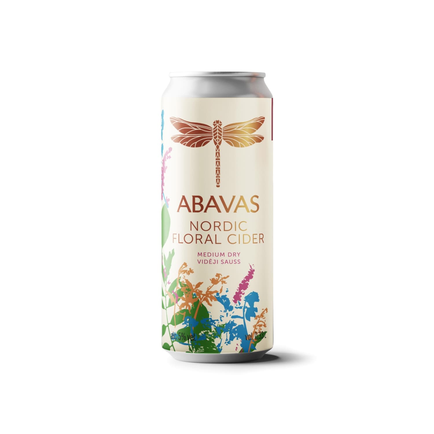 Sidrs Abavas Pļavas 5% 0,33l