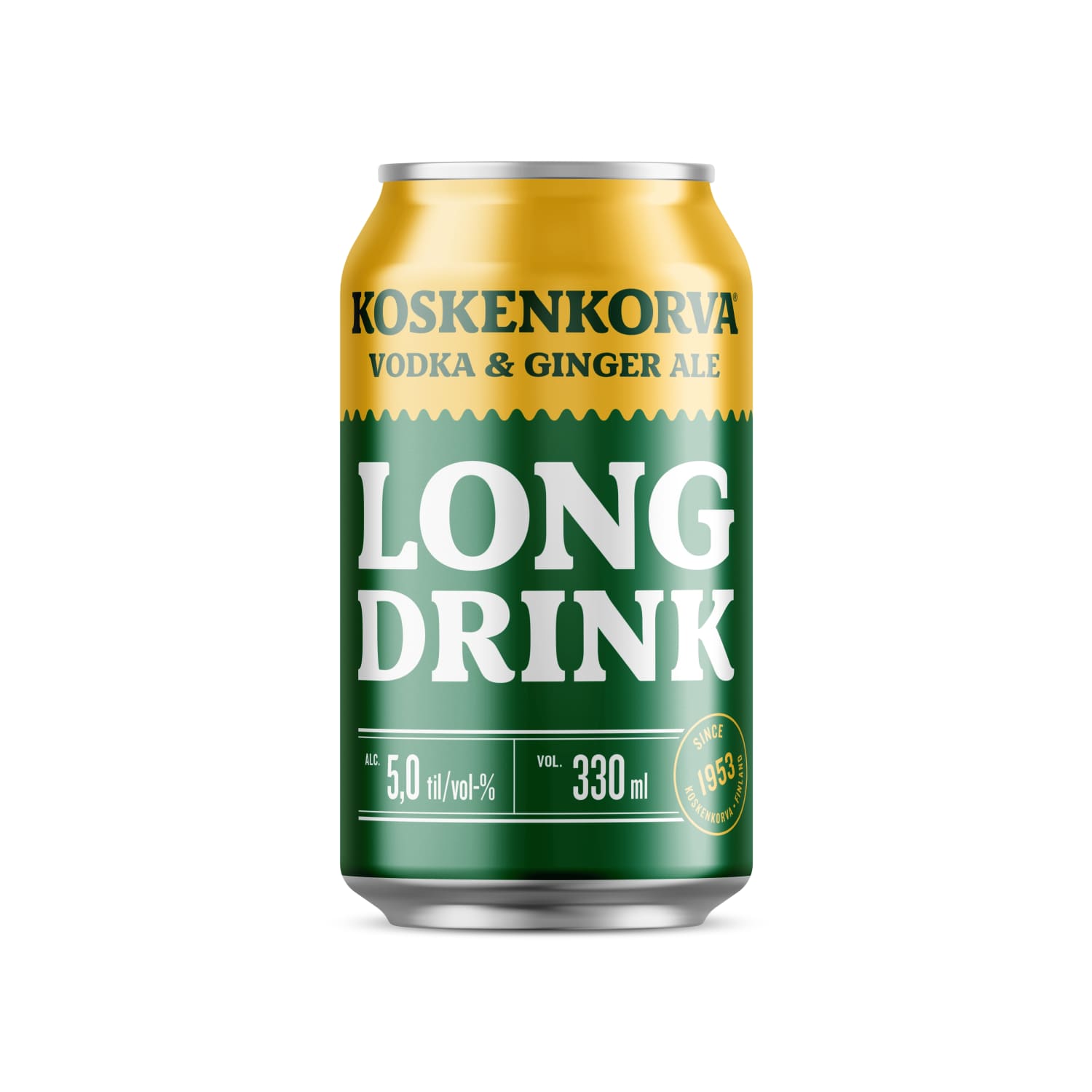 M.a. Koskenkorva Long Dr. Ginger Ale 5% 0,33l