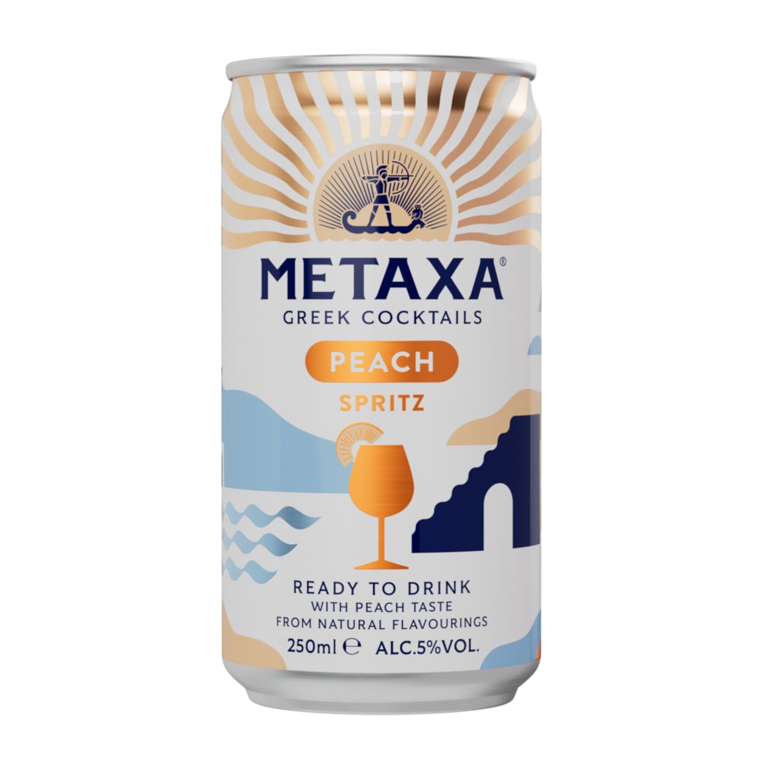 Muu alkoho. jook Metaxa Peach Spritz 5% 0,25l