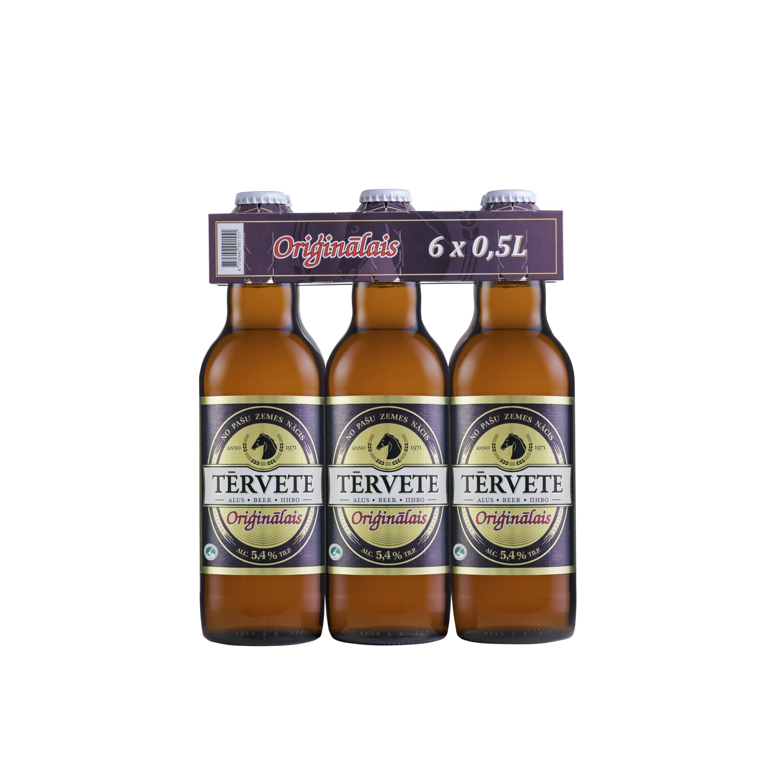 Alus Tērvete Oriģinālais 5,4% 6x0,5l