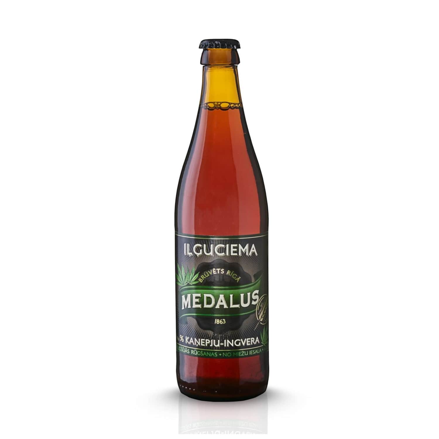 Medalus Iļģuciema kaņepju, ingvera 7% 0,5l
