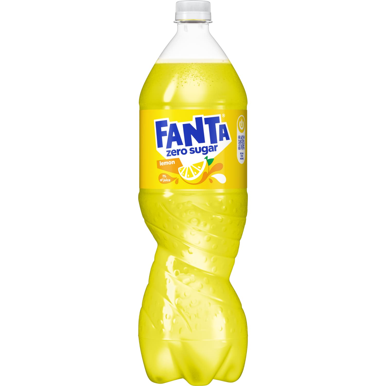 Gaivusis gėrimas FANTA LEMON ZERO, 1,5 l