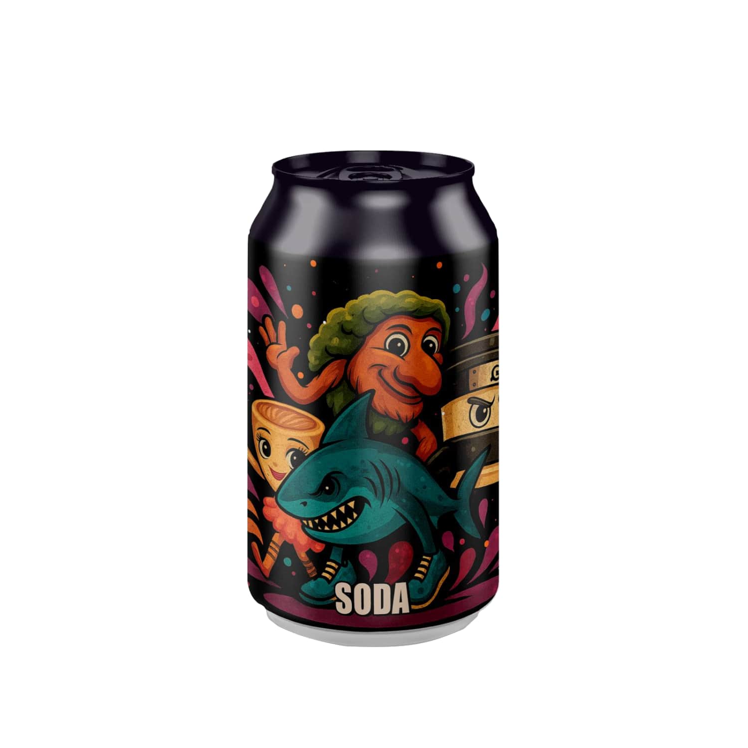 Gāzēts dz. Brainrot ar rabarberu garšu 0,33l