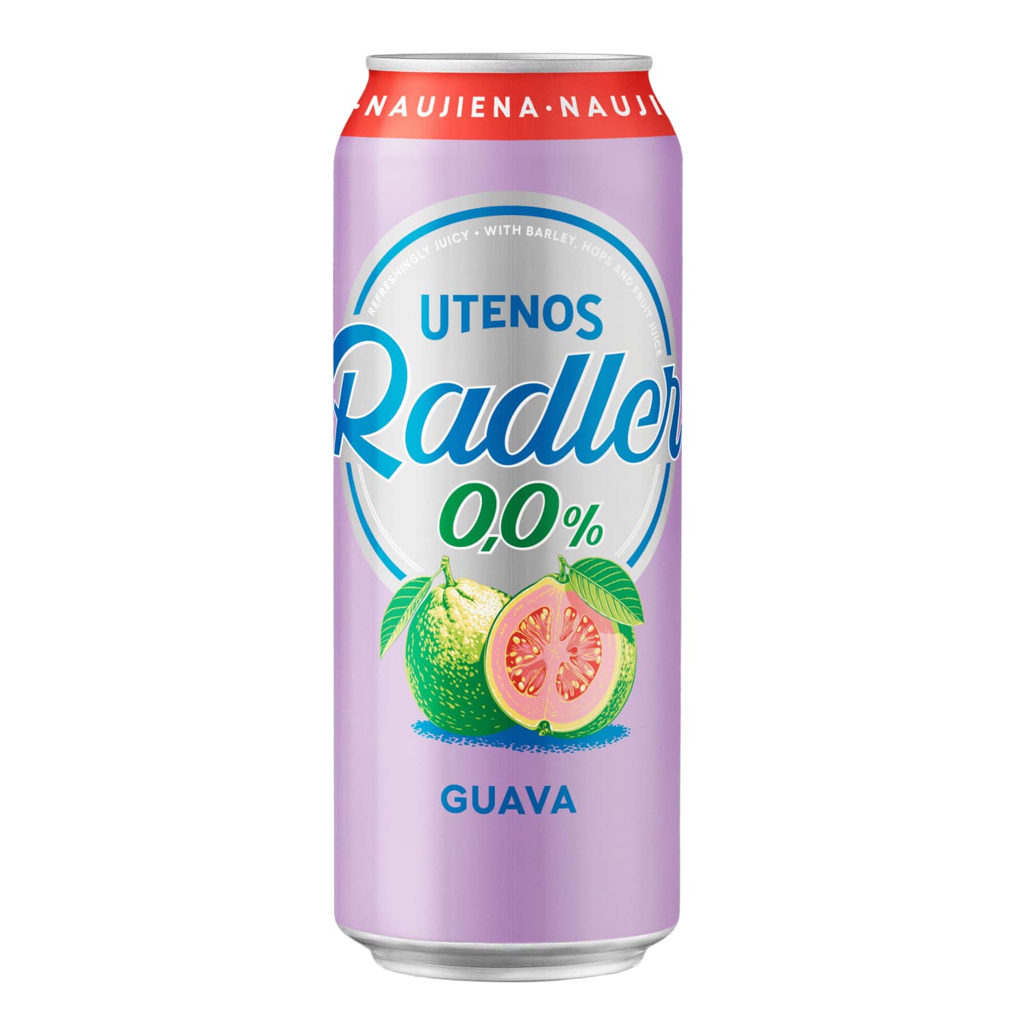 Nealk. alaus kokt. UTENOS RADL. GVAJ., 0,5 l