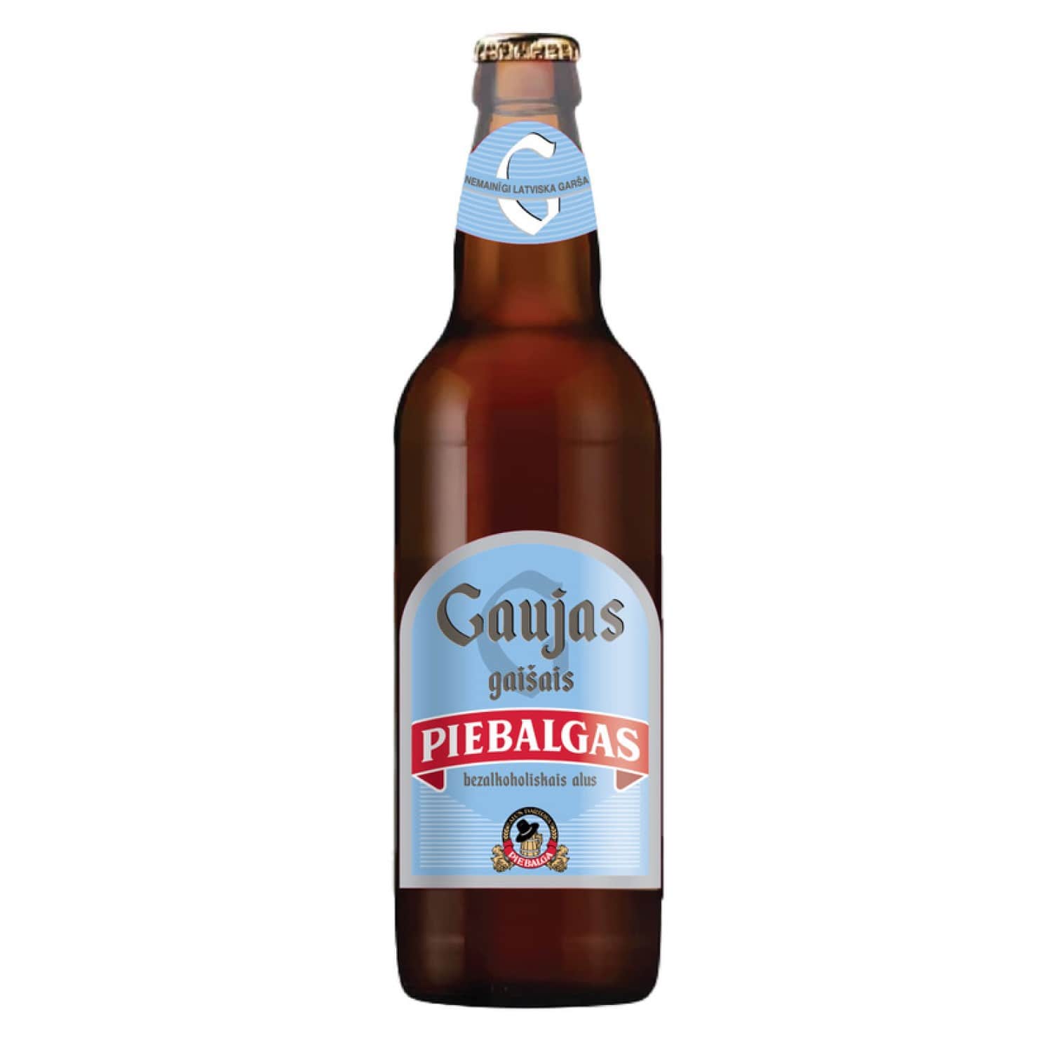 Bezalkohol.alus Piebalgas Gaujas Gaišais 0,5l