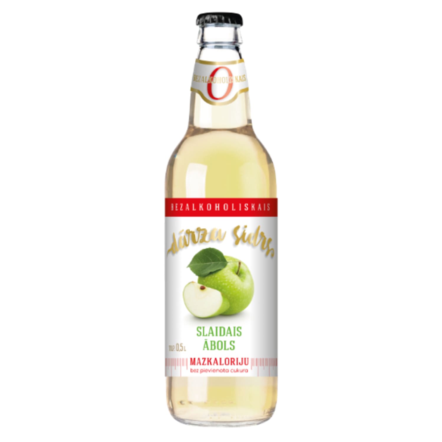 Bezalkohol. sidrs Dārza Slaidais ābols 0,5l