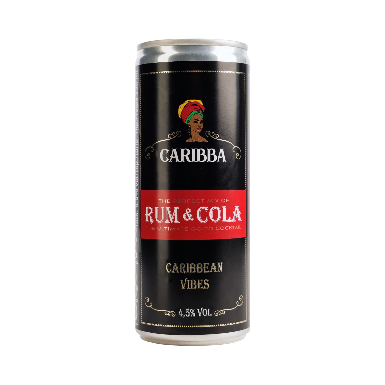 Alk. kokt. CARIBBA RUM & COLA, 4,5 %, 0,25 l