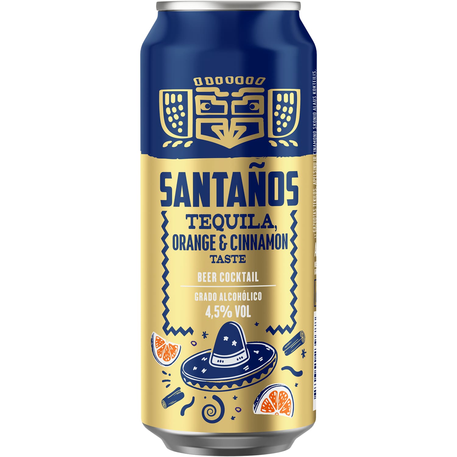 Alus SANTANOS TEQUILA ORANGE, 4,5 %, 0,5 l