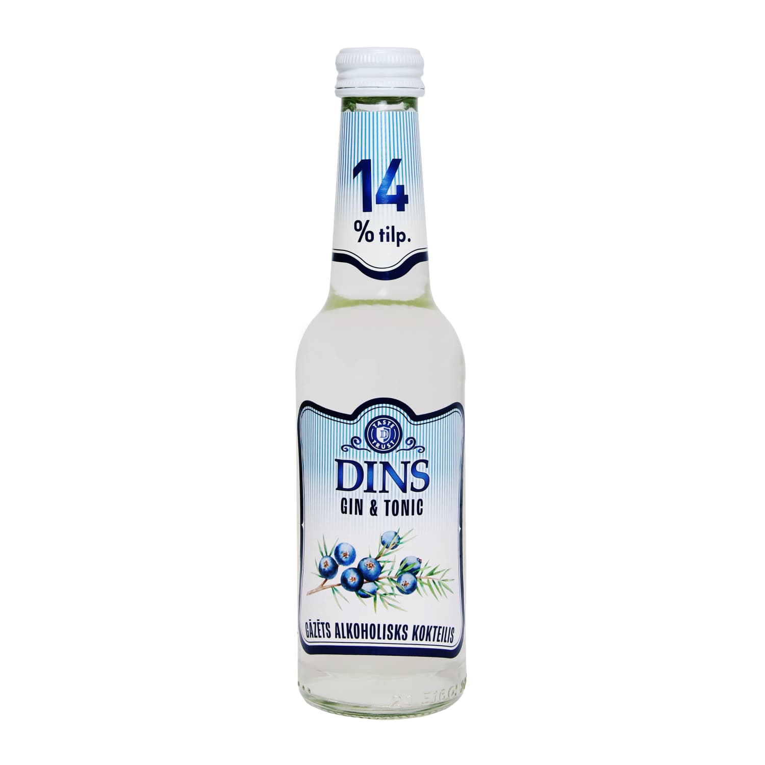 Alkoholisks kokt. Dins Gin & Tonic 14% 0,275l