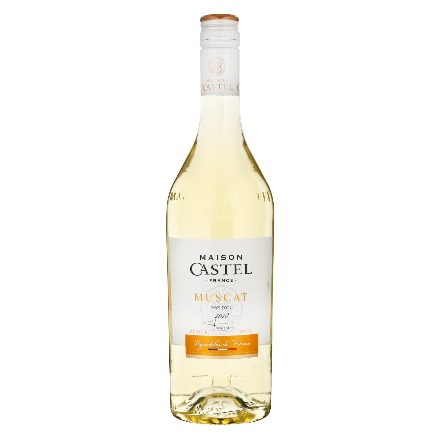 Baltas pus.sald.vynas M.CASTEL MUSCAT, 0,75l