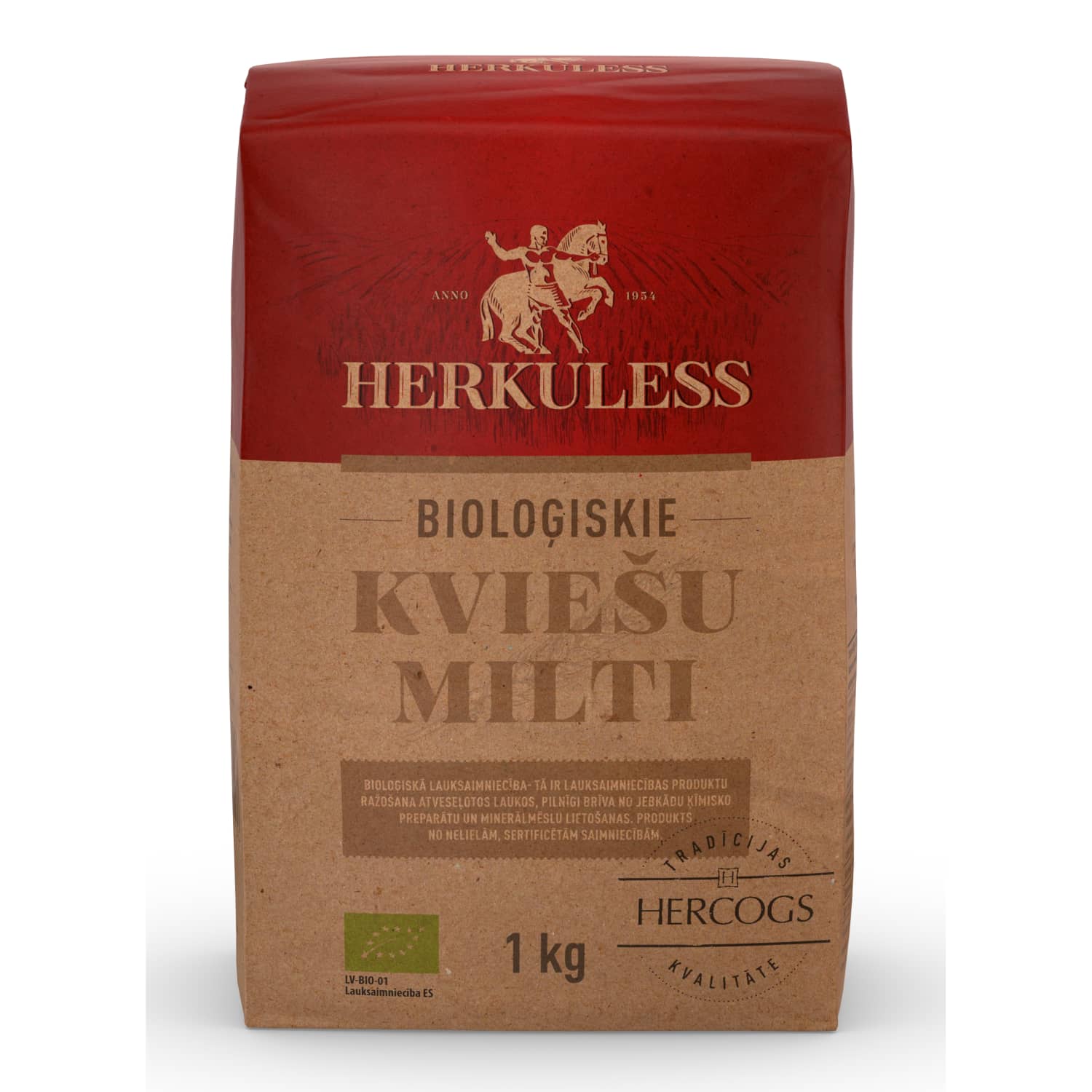 Kviešu milti Herkuless BIO 1kg