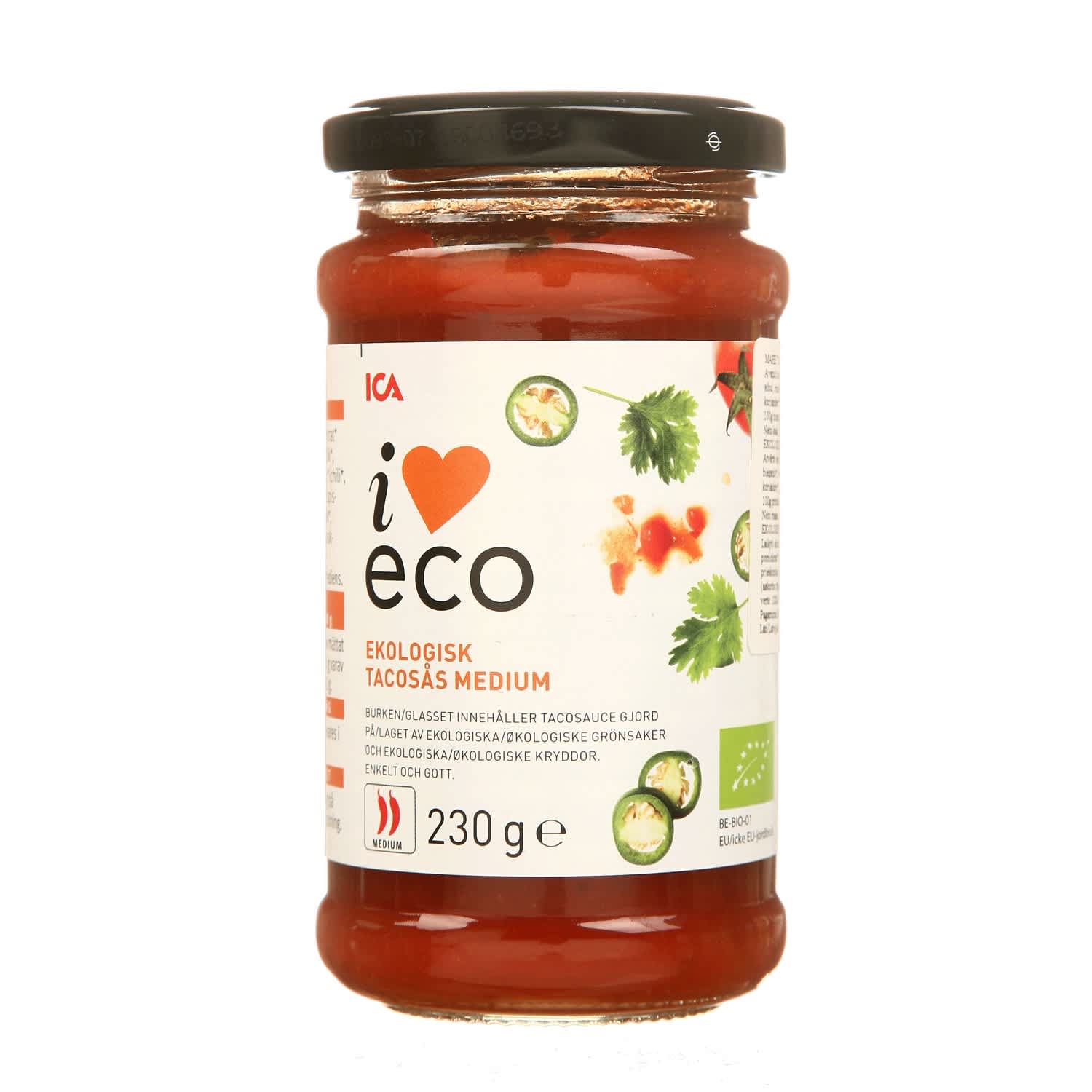 Ekologiškas TACO padažas I LOVE ECO, 230g