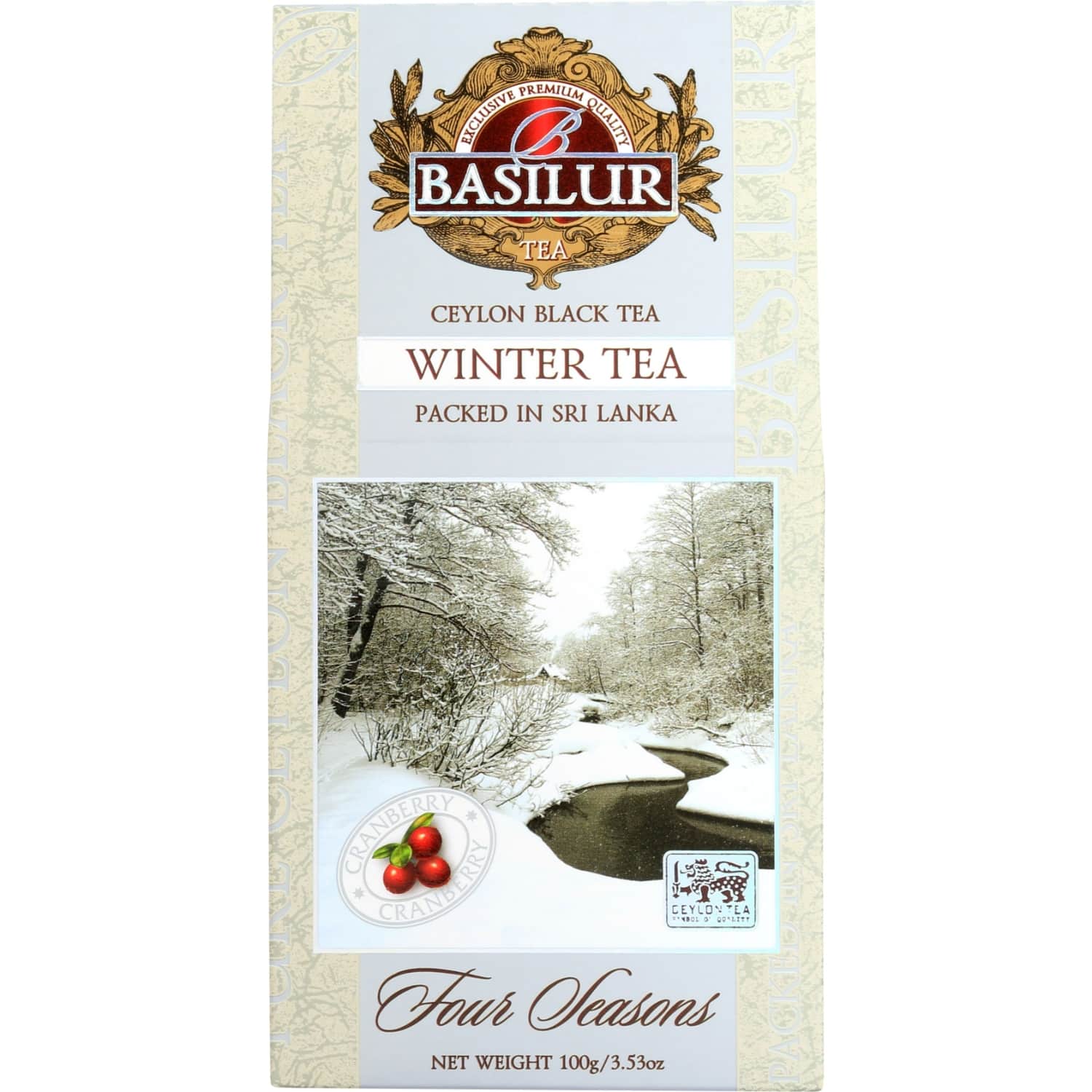 Melnā tēja Basilur 4 Seasons Winter Tea 100g