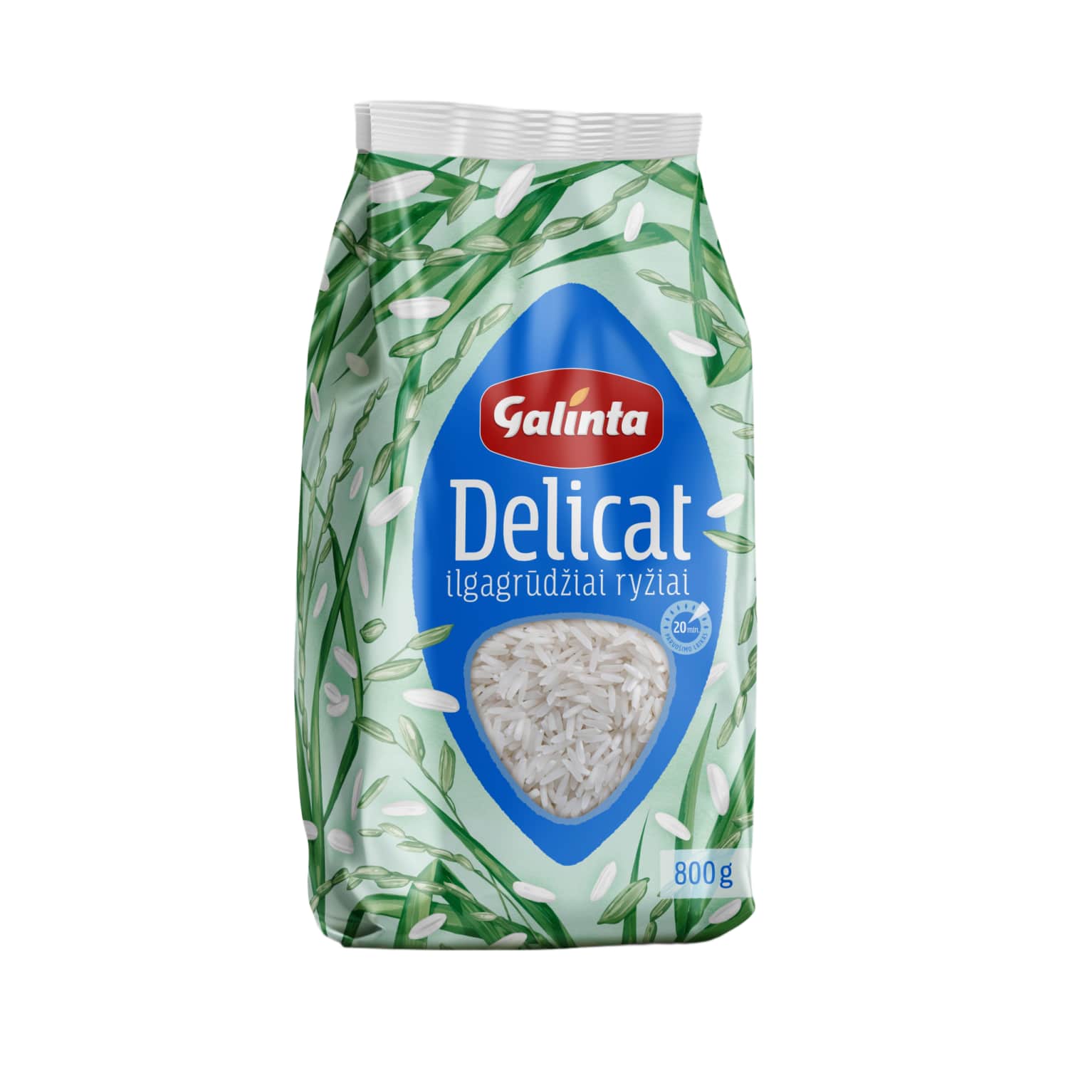 Ilgagrūdžiai ryžiai GALINTA DELICAT, 800 g