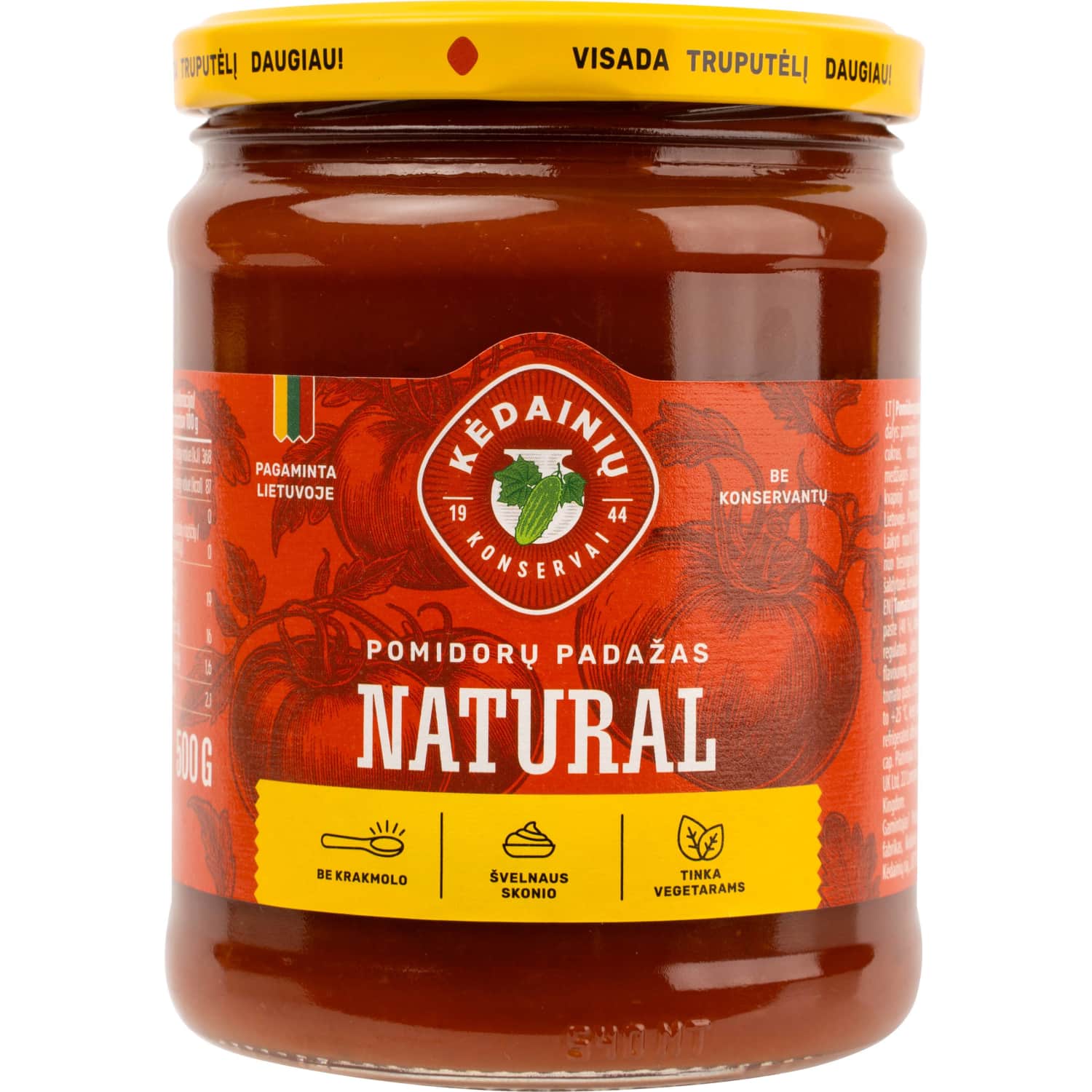 Pom. padažas KĖDAINIŲ KONSERVAI NATURAL, 500g