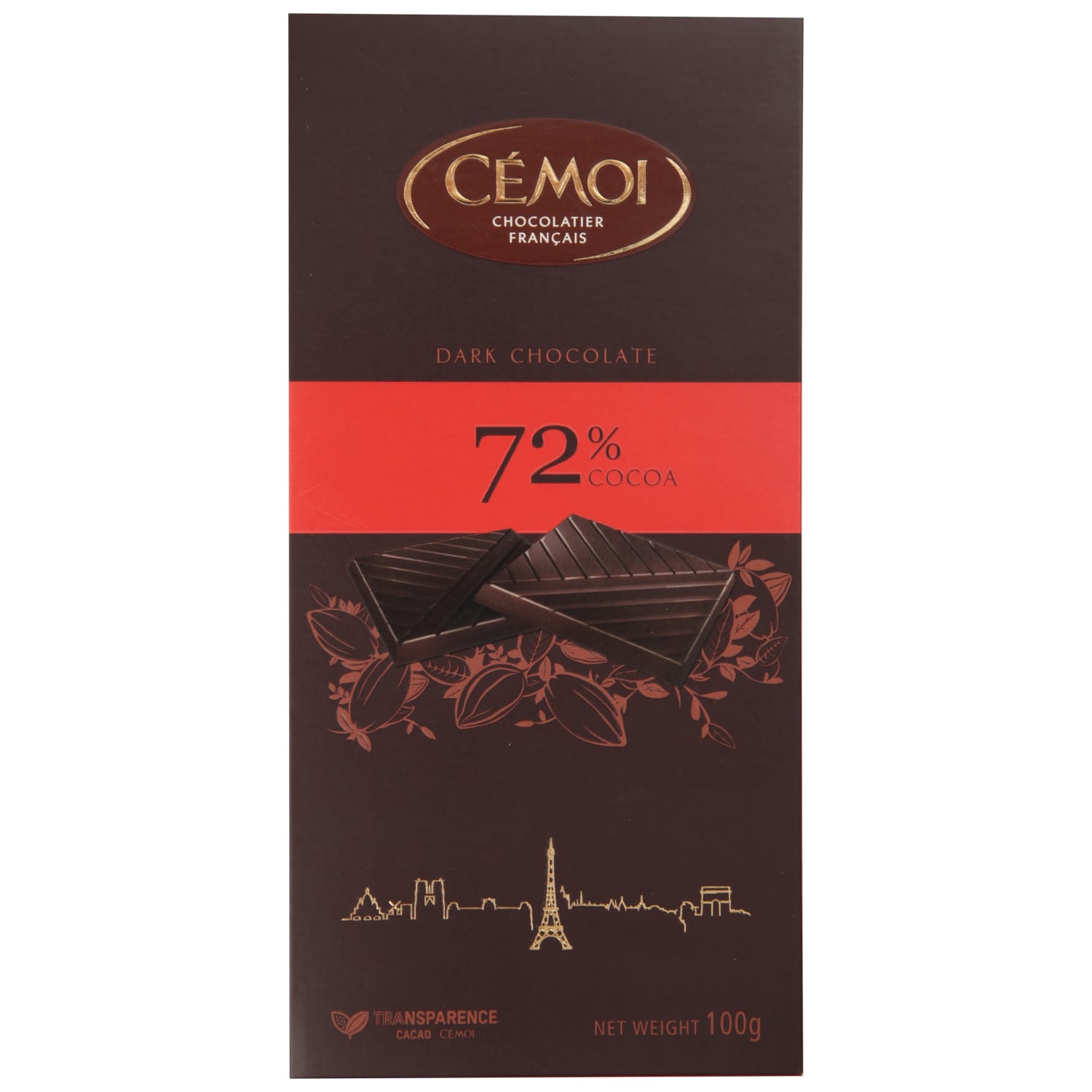 Tumšā šokolāde Cemoi 100g