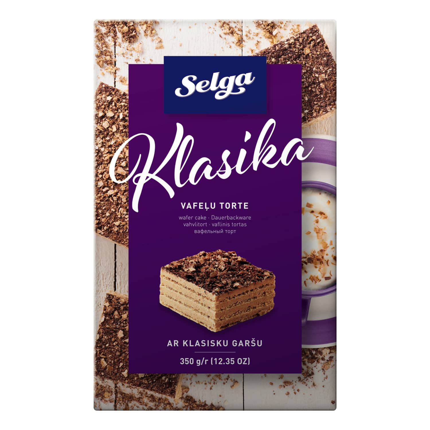 Vafeļu torte Klasika 350g