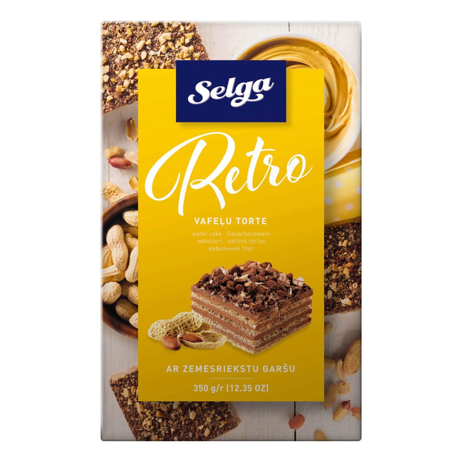 Vafeļu torte Retro 350g