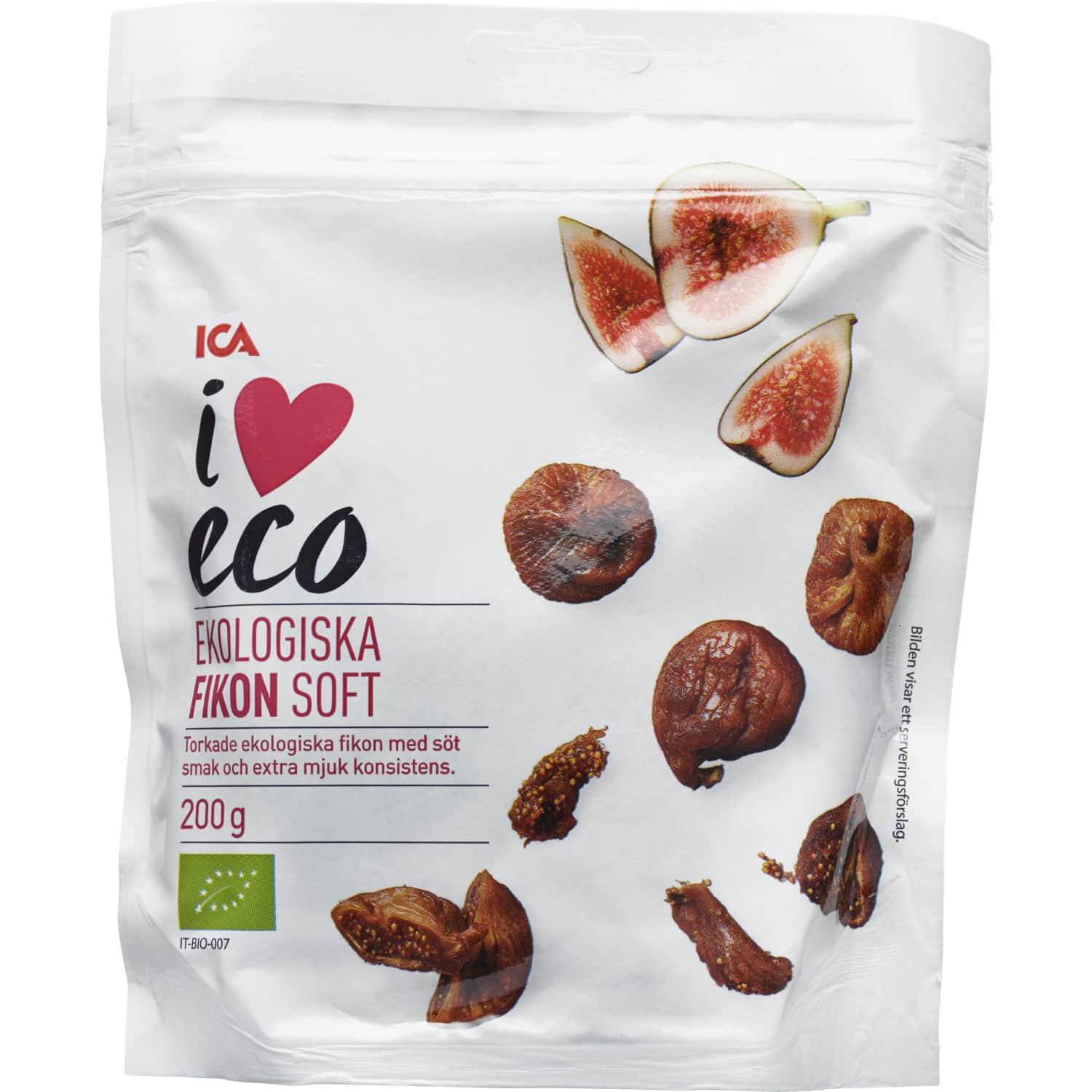 Žāvētas vīģes I Love Eco mīkstas 200g