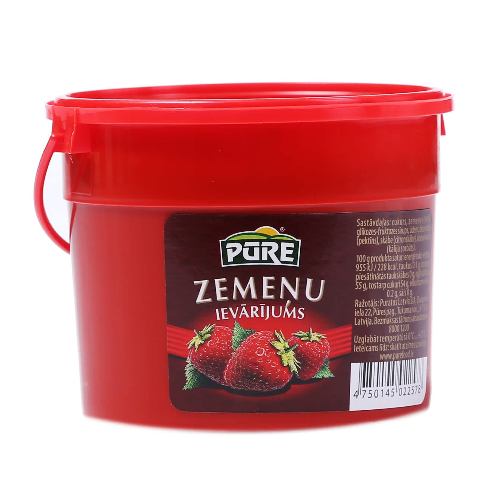 Ievārījums Pūre zemeņu 410g