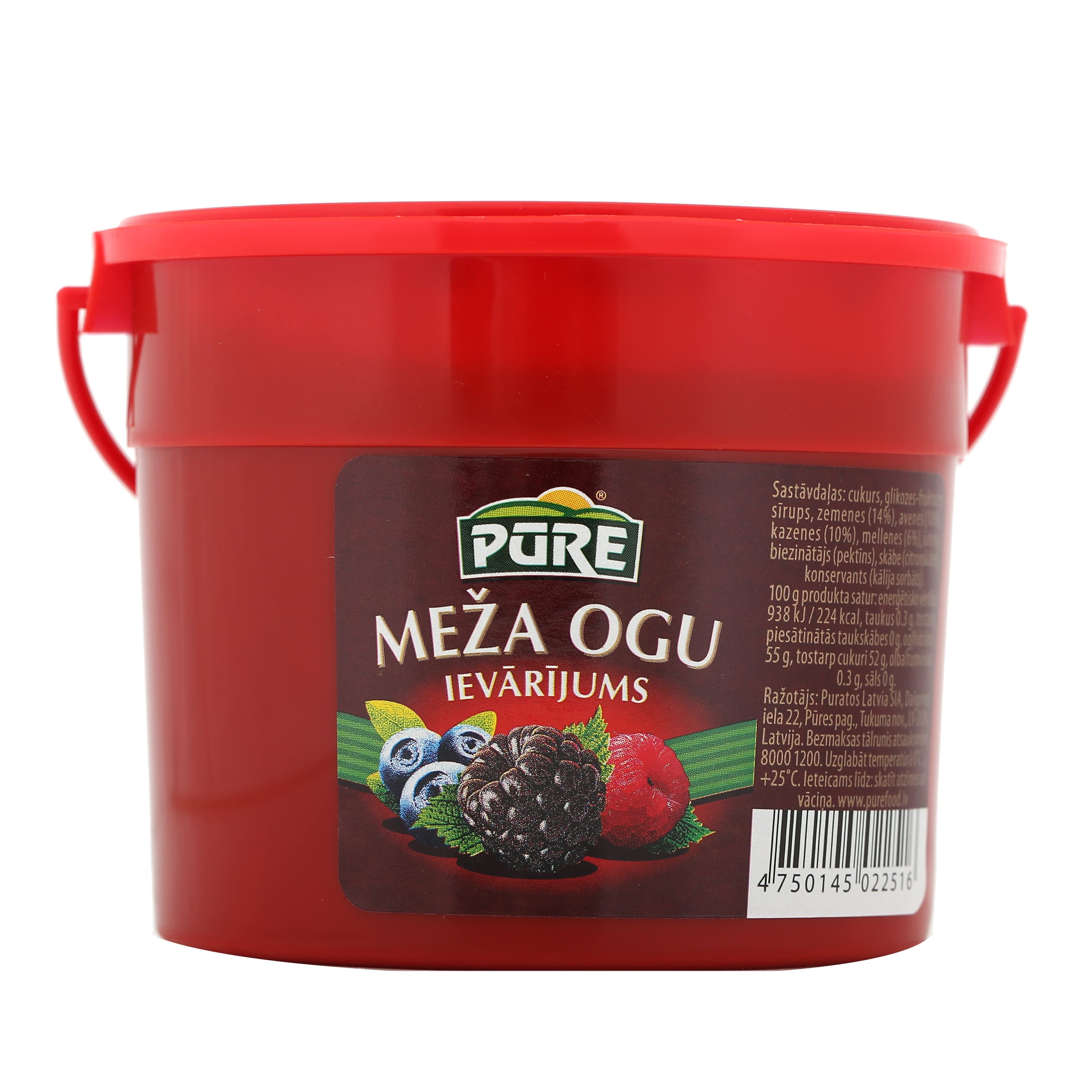 Ievārījums Pūre meža ogu 410g