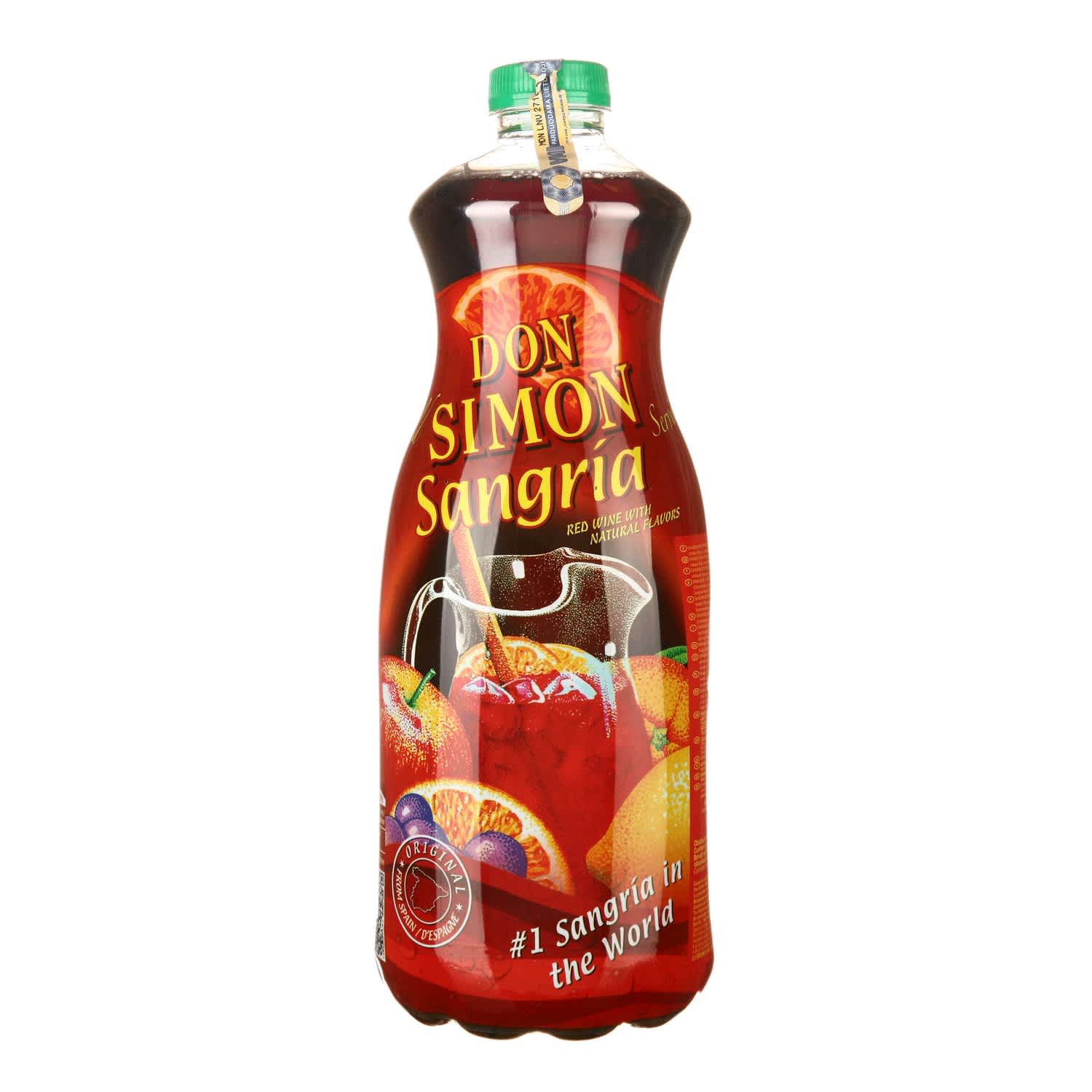 Raud. saldus vynas DON SIMON SANGRIA, 7%,1,5l