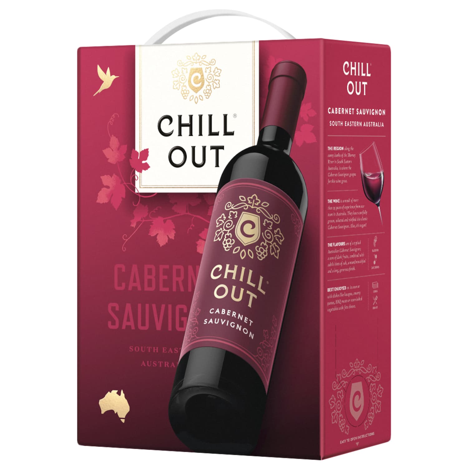 Sarkanvīns Chill Out Cabernet Sauv. 13,5% 3l