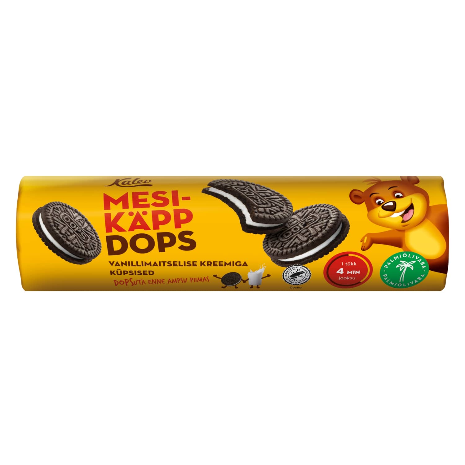 Küpsised vanillitäidisega Dops Mesikäpp 210g