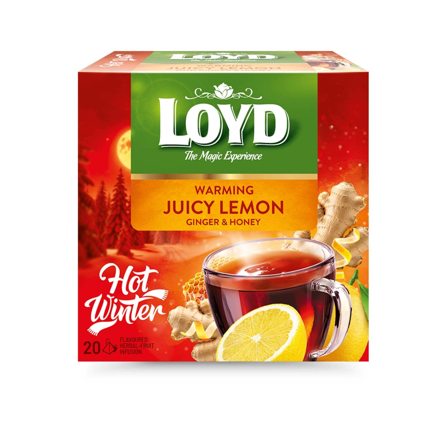 Tēja Loyd Warming ar citrona garšu 20x2g