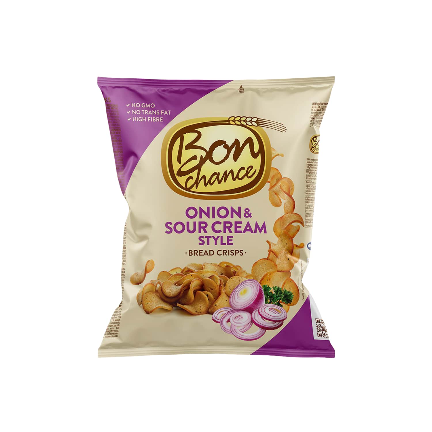 Duonos traškučiai su svog., BON CHANCE, 120g