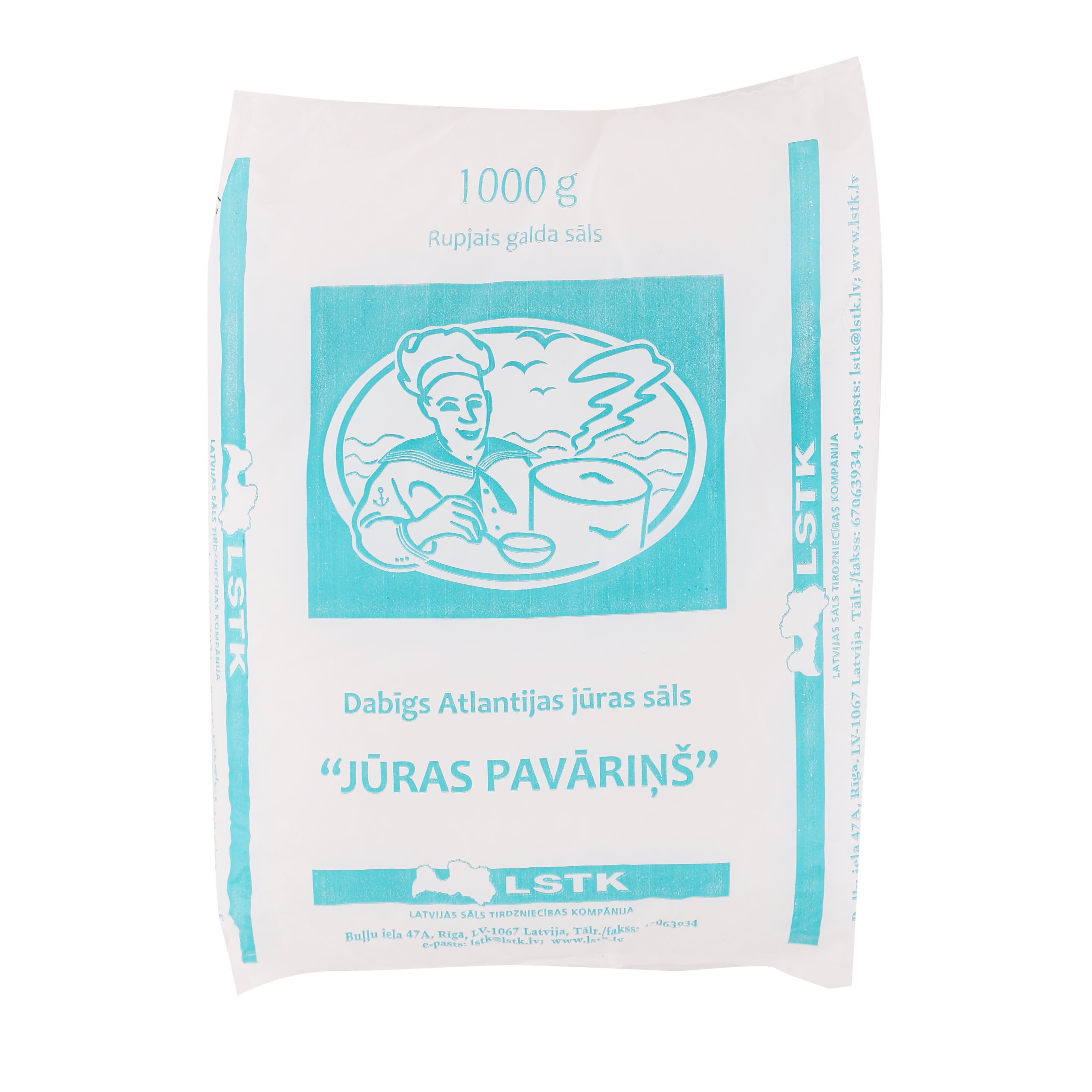 Galda sāls LSTK Jūras Pavāriņš rupjais 1kg