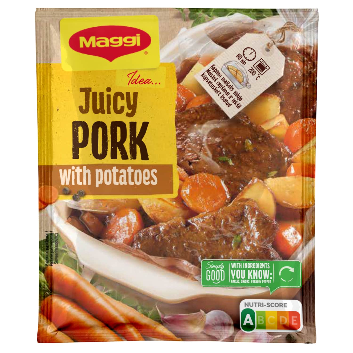 Rimi – akcija / nuolaida: Ruošinys sultin.kiaul. su bul. MAGGI IDEA,30g