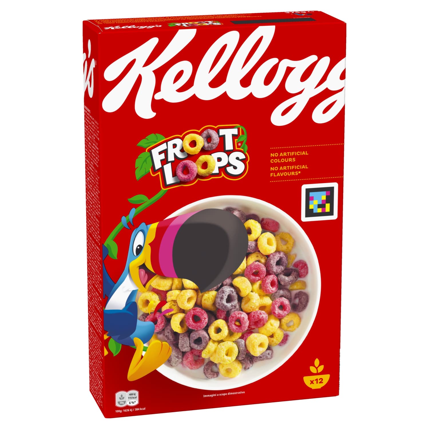 Sausās brokastis Kellogg's Froot loops 375g